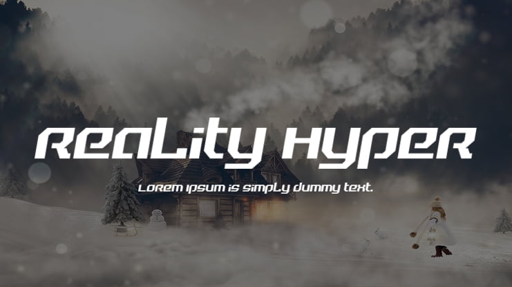 Reality Hyper Font