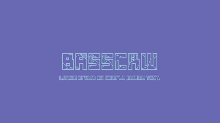 Basscrw Font