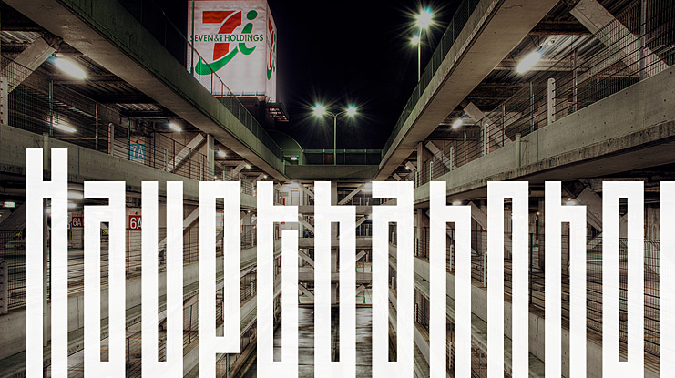 Hauptbahnhof Font Family