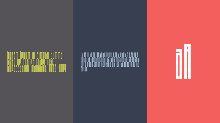 Hauptbahnhof Font Family