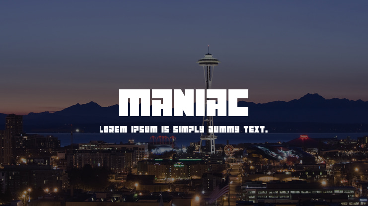 Maniac Font Family