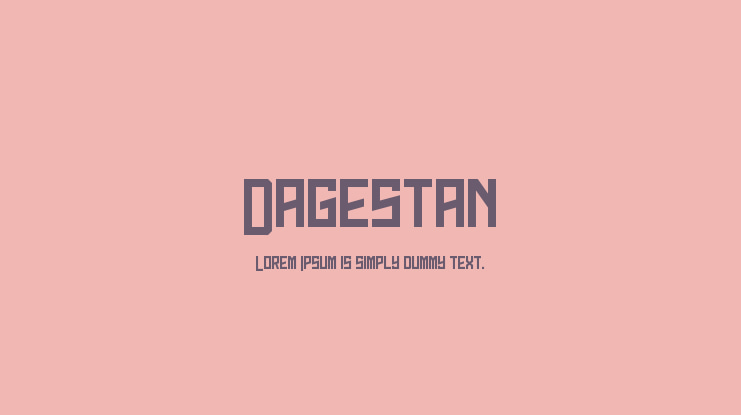 Dagestan Font