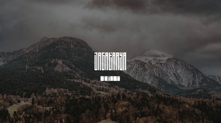 JAGATRAYA Font