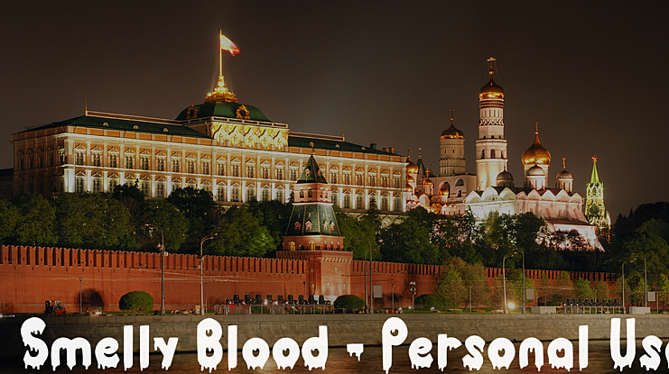 Smelly Blood - Personal Use Font