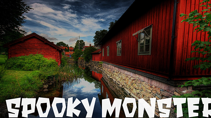 SPOOKY MONSTER Font Family
