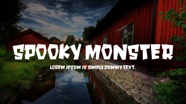 SPOOKY MONSTER Font Family
