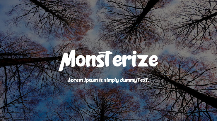 Monsterize Font Family