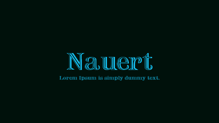 Nauert Font Family