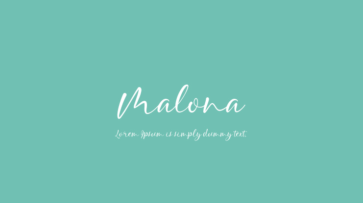 Malona Font