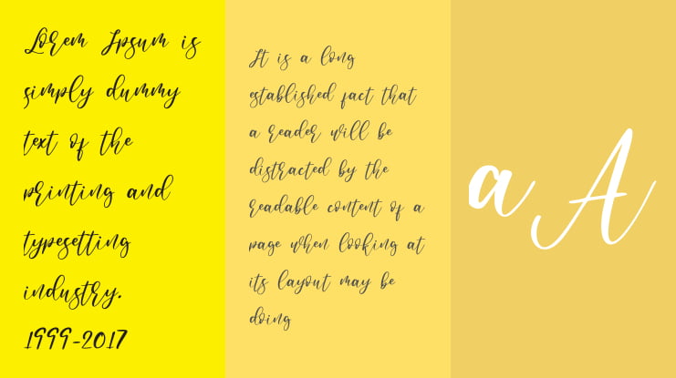 Anandya - Personal Use Font