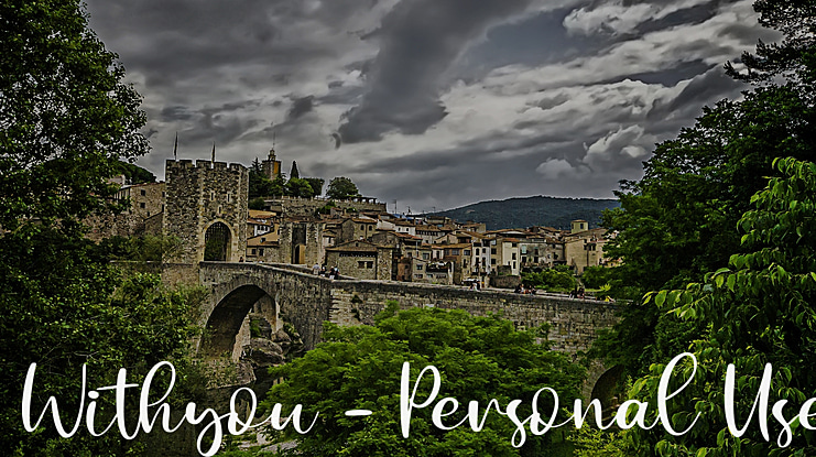 Withyou - Personal Use Font