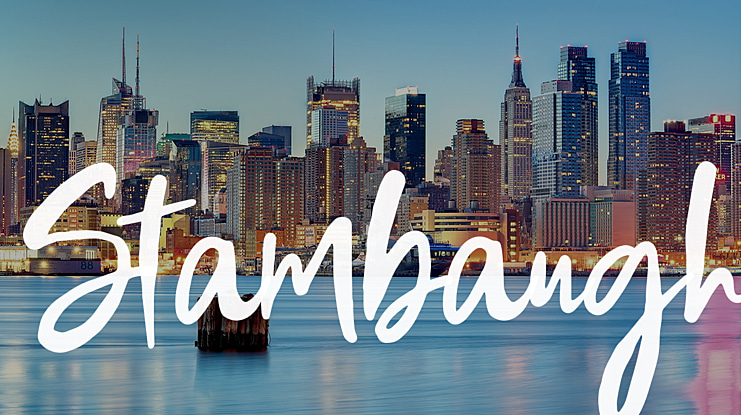 Stambaugh Font