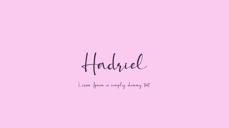 Hadriel Font
