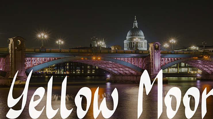 Yellow Moon Font