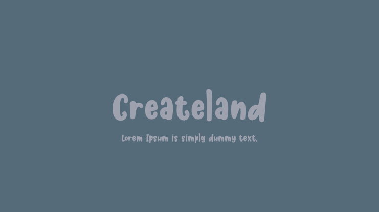 Createland Font
