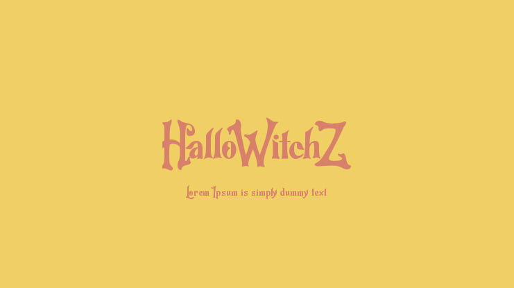 HalloWitchZ Font