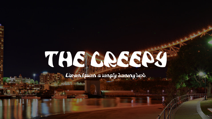 THE CREEPY Font
