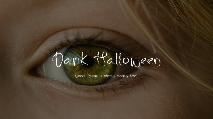 Dark Halloween Font