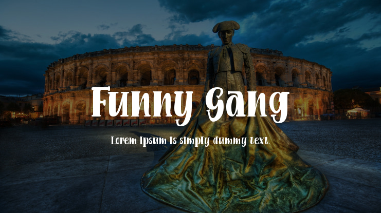 Funny Gang Font
