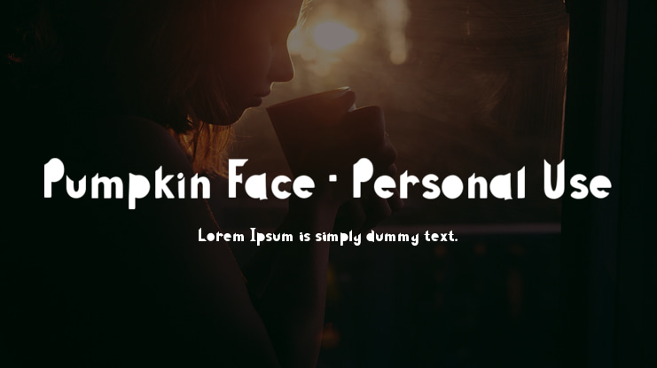 Pumpkin Face - Personal Use Font Family
