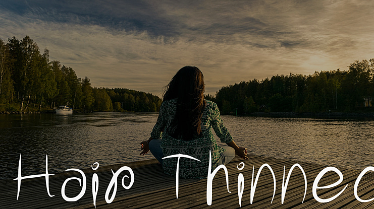 Hair Thinned Font