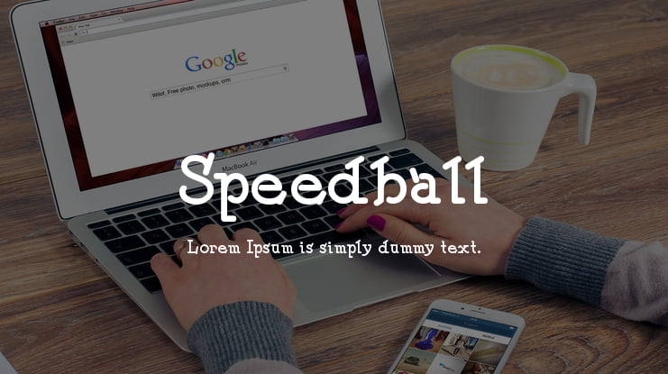 Speedball Font