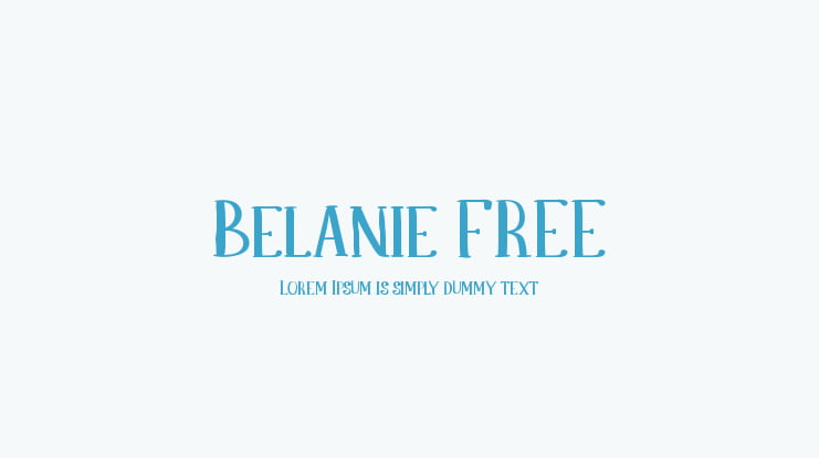 Belanie FREE Font