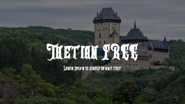 Thetian FREE Font