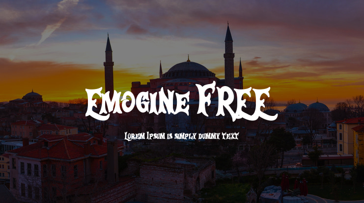 Emogine FREE Font