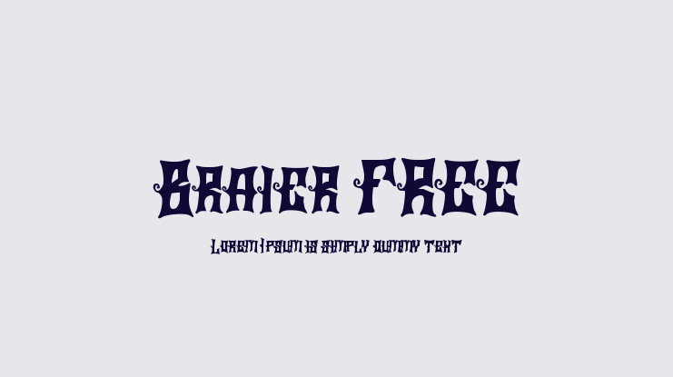 Braier FREE Font