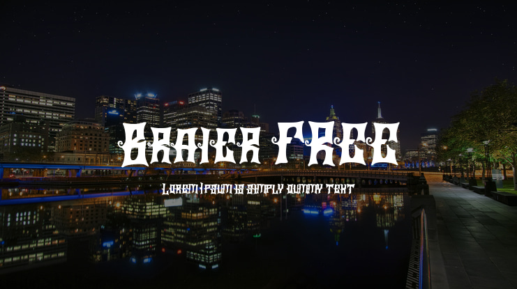 Braier FREE Font