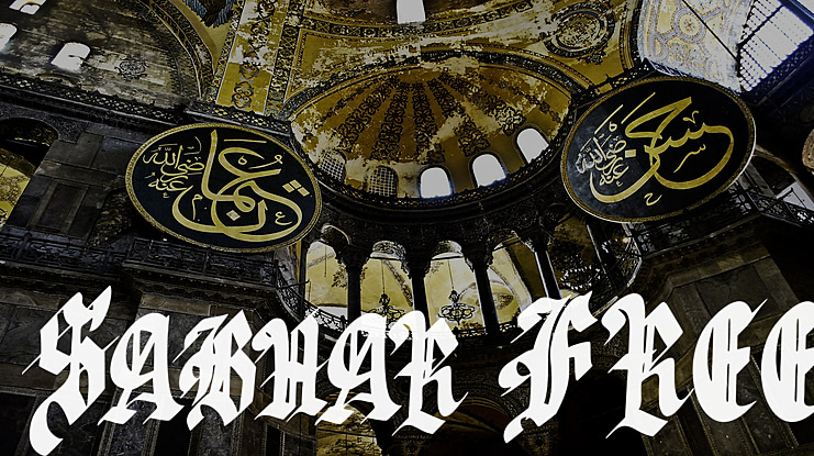 Sabhar FREE Font