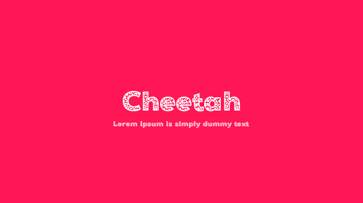 Cheetah Font
