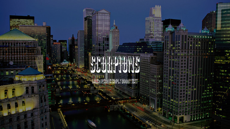 Scorpions Font