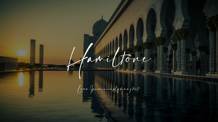 Hamiltone Font