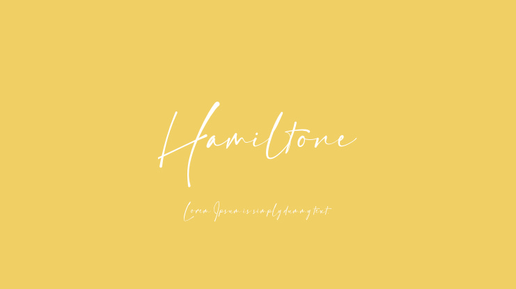 Hamiltone Font