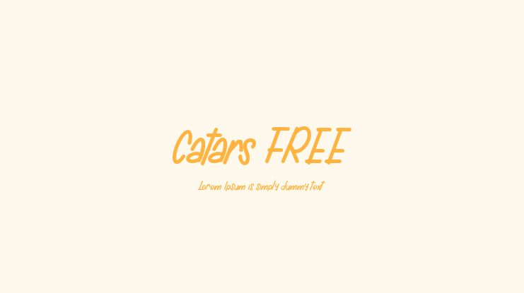 Catars FREE Font