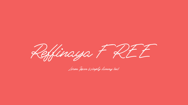 Reffinaya FREE Font