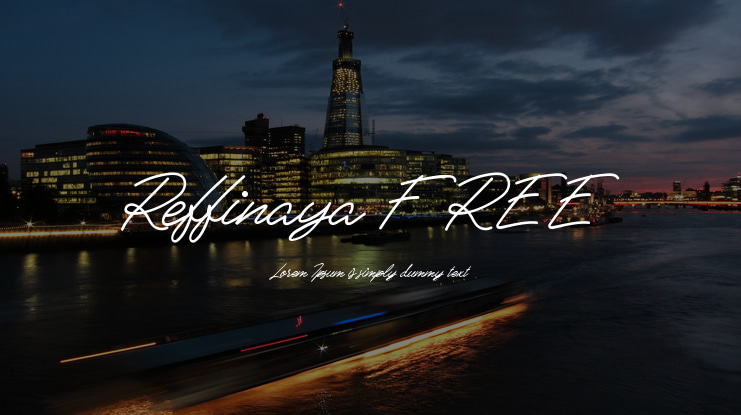 Reffinaya FREE Font