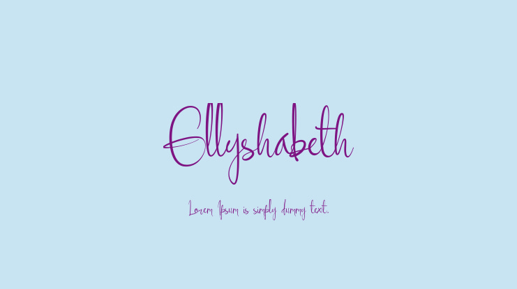 Ellyshabeth Font