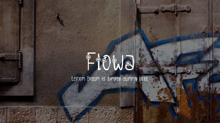 Flowa Font