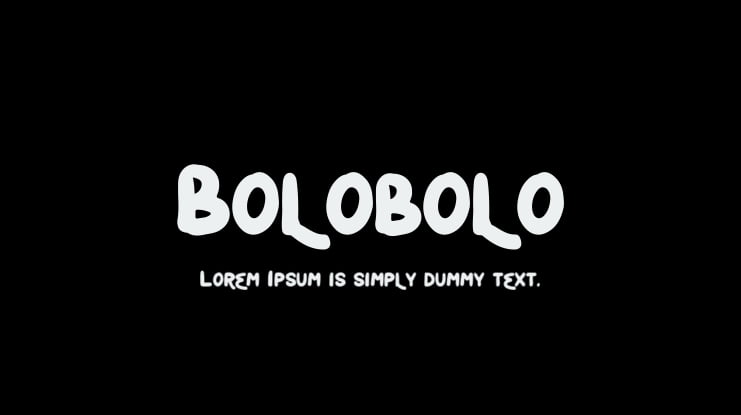 Bolobolo Font