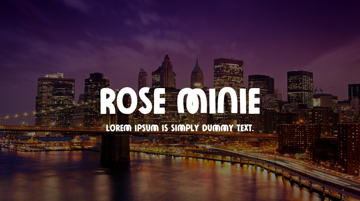 Rose Minie Font Family