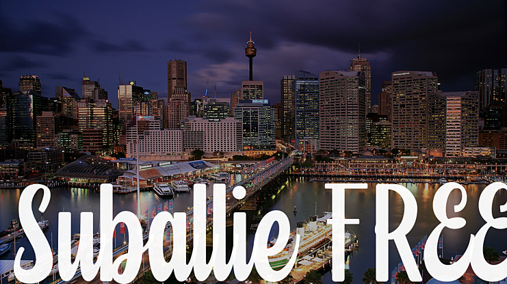 Suballie FREE Font