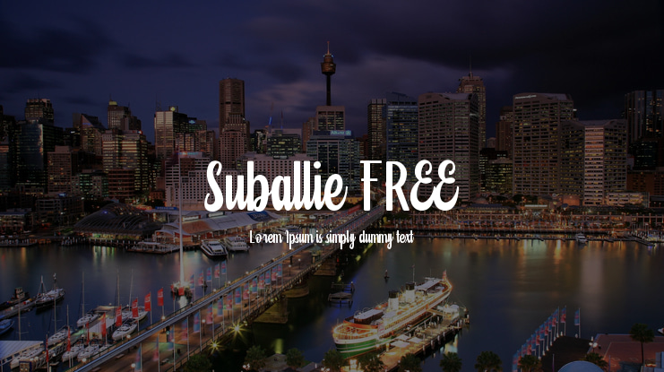Suballie FREE Font