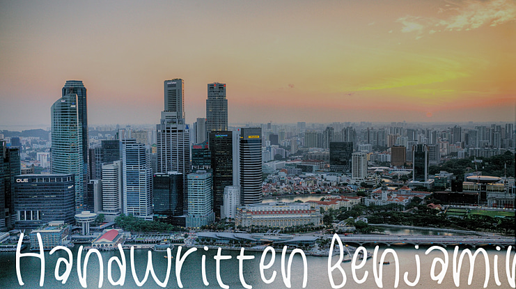 Handwritten Benjamin Font