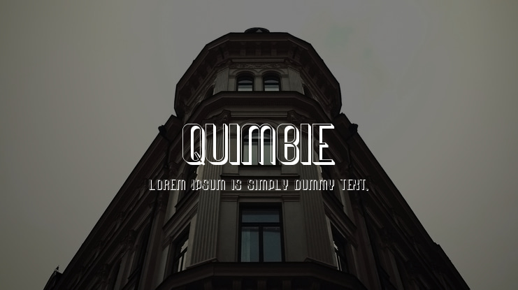 Quimbie Font Family