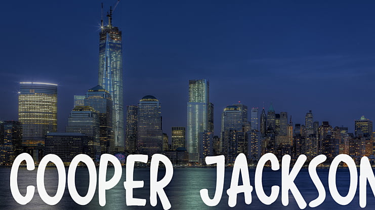 Cooper Jackson Font