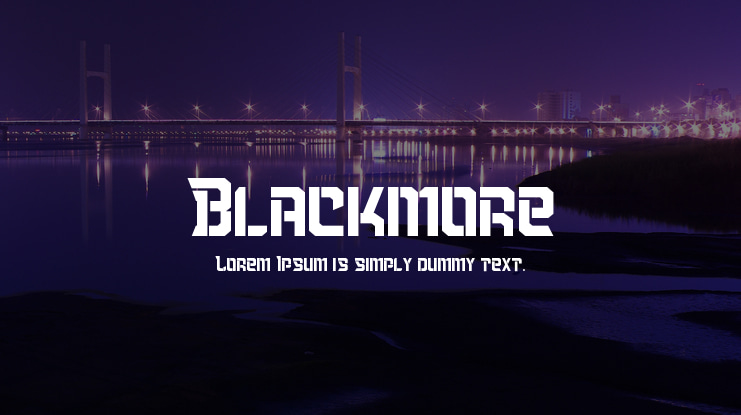 Blackmore Font Family