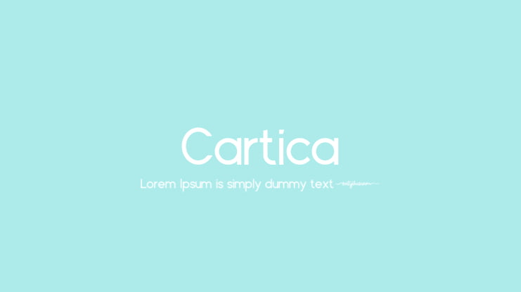 Cartica Font